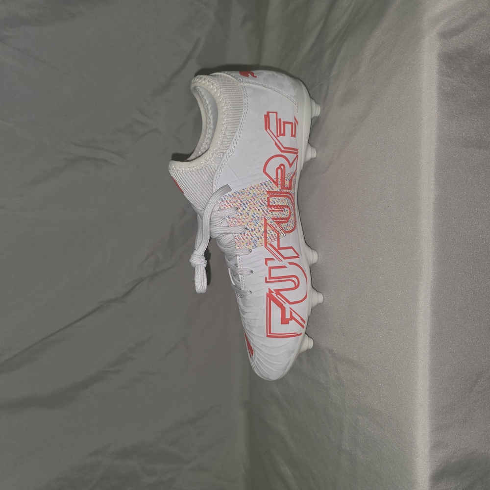 Puma White and Red Athletic Shoes